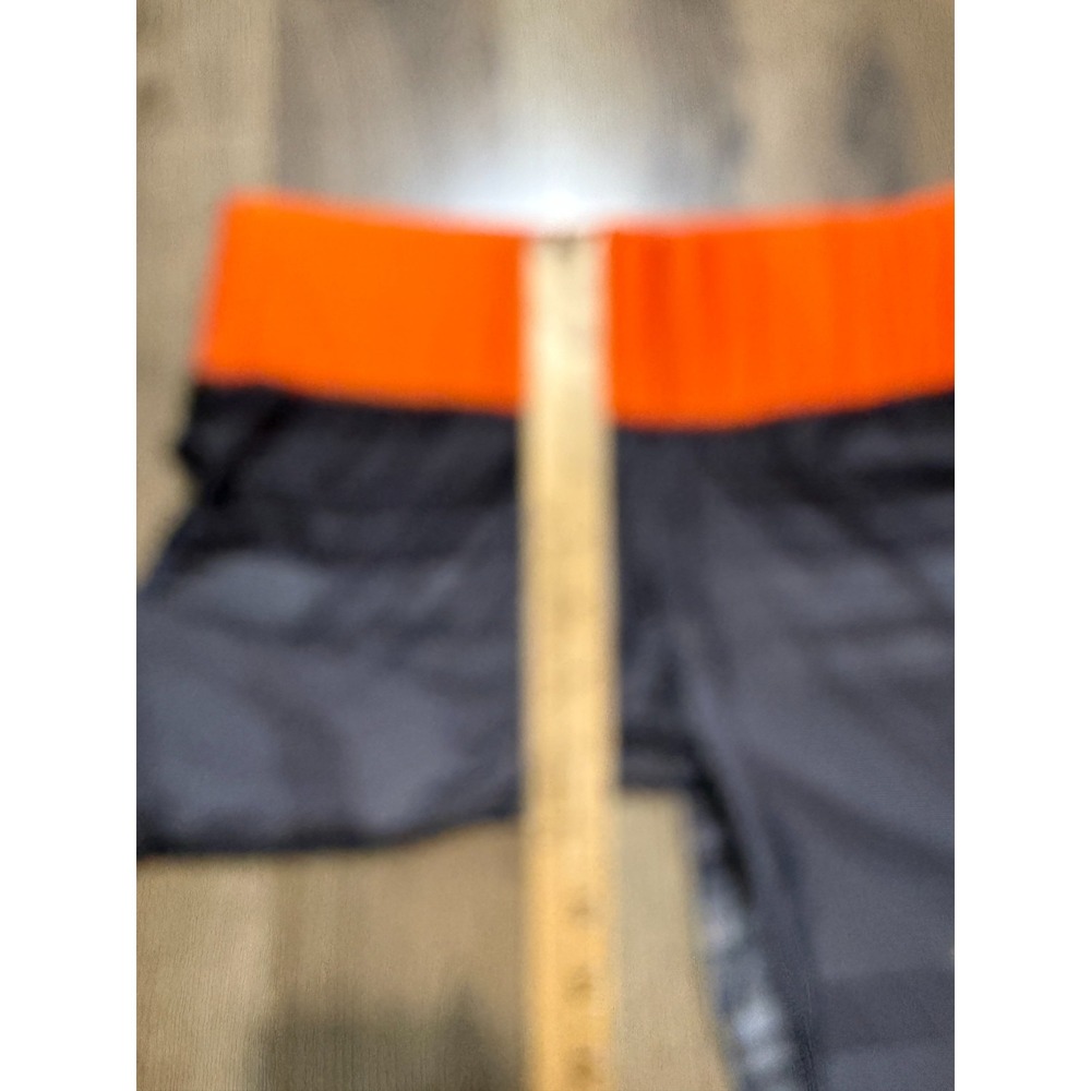 Mojo Sports Gear Pants Women's Size Medium Gray Black Orange Leggings Pull On - Picture 7 of 11